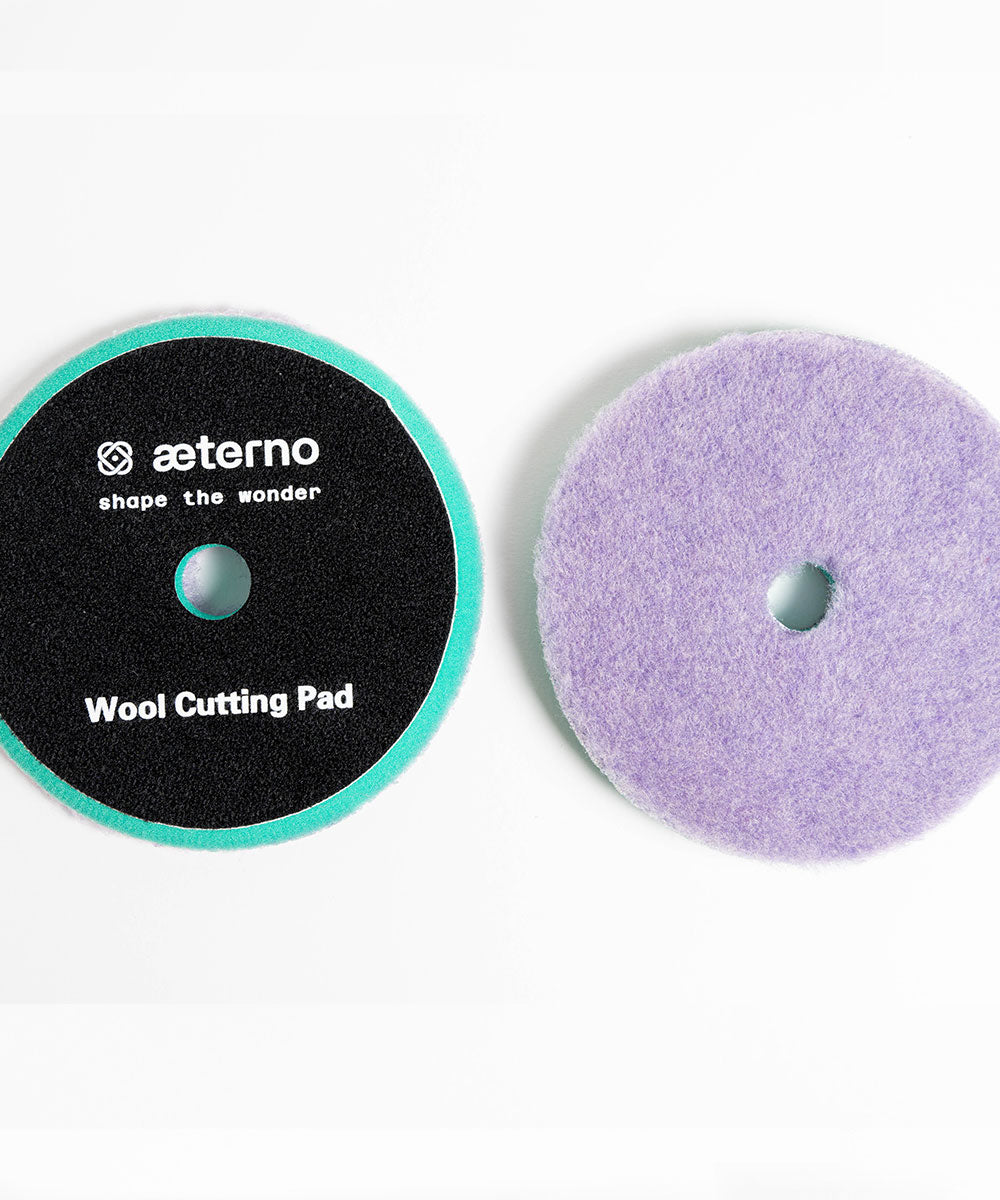 Roxo/Verde - Boina de corte de lã/espuma